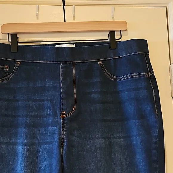 Re Generation by Celebrity Pink Dark Blue Jeggings Size 2x - Picture 4 of 8